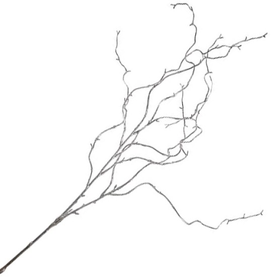 Artificial Branch Silver Glitter 73cm Christmas Decorations